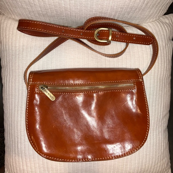 GENUINE LEATHER MADE IN ITALY CROSSBODY BAG - Picture 6 of 15